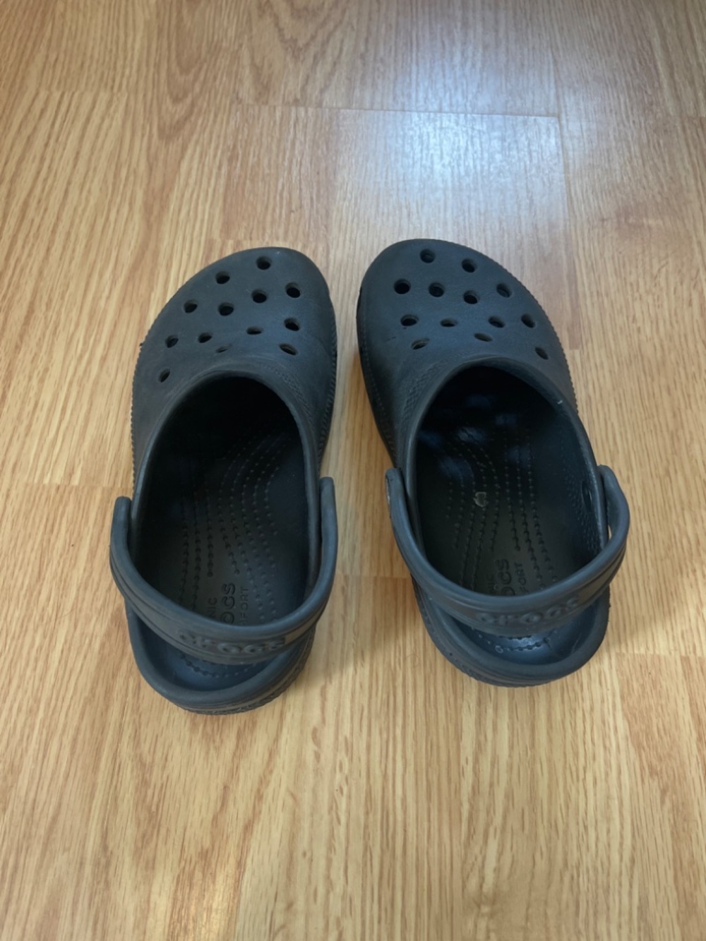 Crocs Toddler Boys Size 12 Blue & Black Bundle of Two Slip On Sandals - Picture 6 of 7
